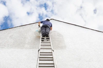 Peinture extérieure à Blanot — façades et ravalement